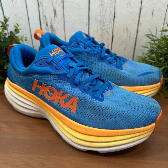 Hoka Men's Bondi 8 Running Shoes Size 11.5 - Picture 1 of 9
